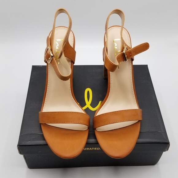 Dauphine Natural High Heel Sandals - Picture 3 of 8